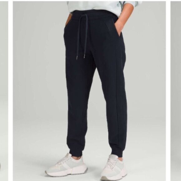 Lululemon Scuba High-Rise Jogger *Fleece 28" True Navy 16 - Picture 1 of 12